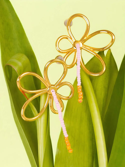 Big Blossom Lightweight Earrings - Work Piece