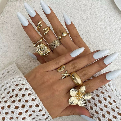 Petal Glow Ring Set (8-Piece)