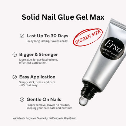 Solid Nail Glue Gel Max